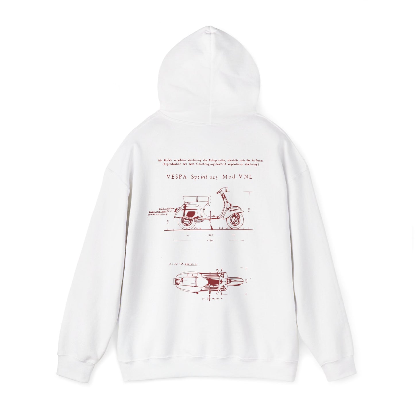 PROGETTO DI MACCHINE HOODIE - VESPA CLUB VODICE