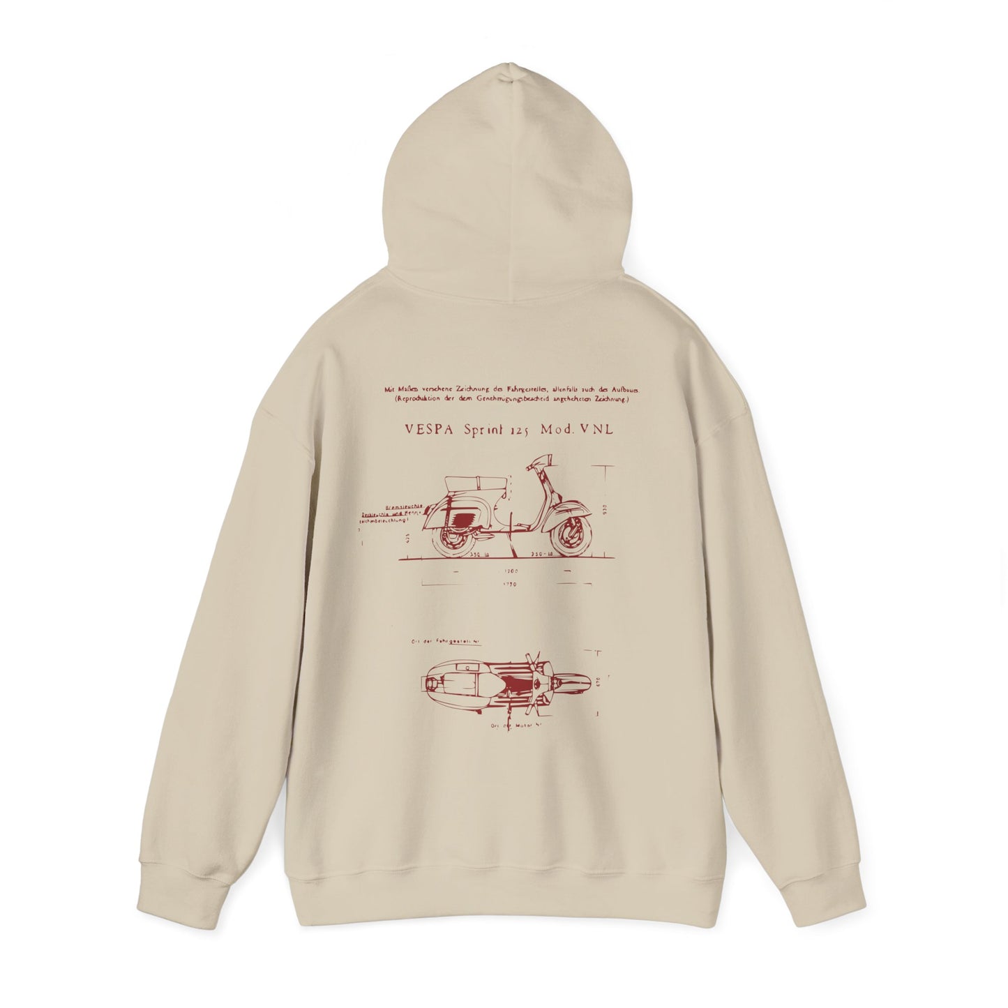 PROGETTO DI MACCHINE HOODIE - VESPA CLUB VODICE