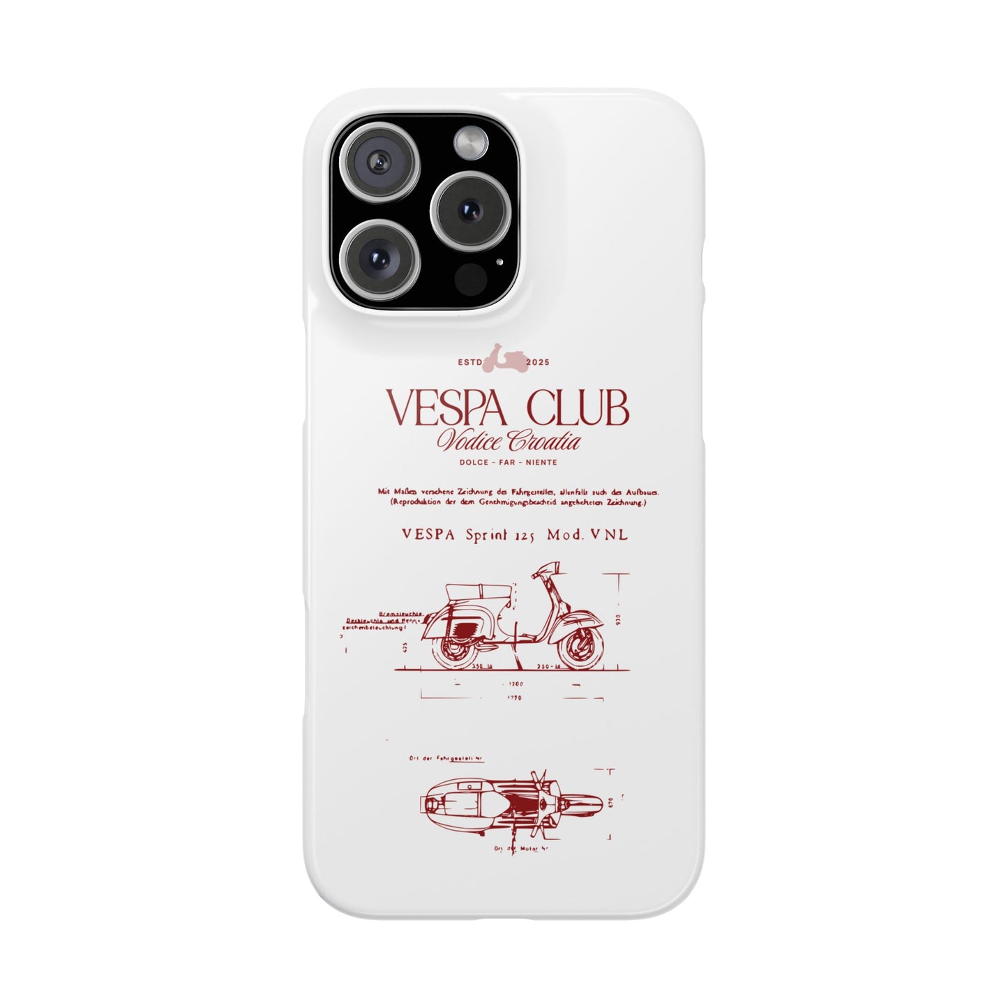 PROGETTO DI MACHINE PHONE CASE - VESPA CLUB VODICE
